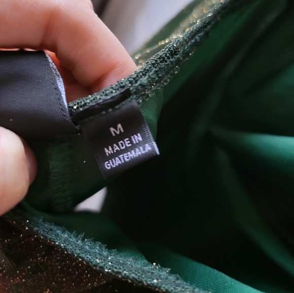 Windsor Green Glitter Skater Dress - Picture 12 of 12